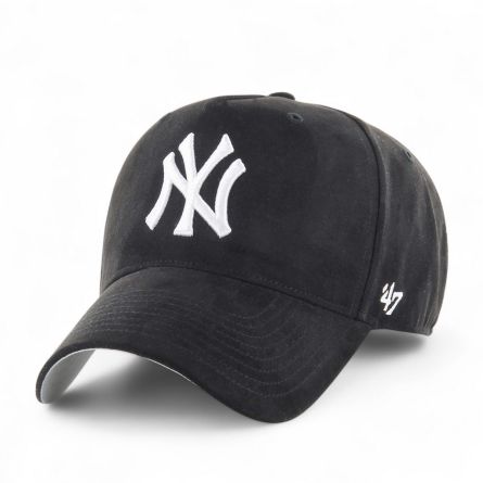 '47 Brand Unisex Black New York Yankees Ultrasuede Cap
