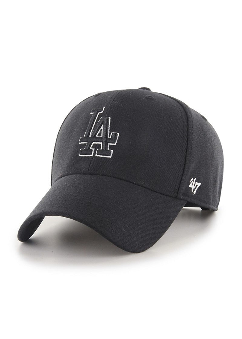 '47 Brand Unisex Captain Los Angeles Dodgers Cap Schwarz