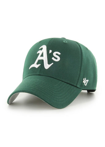 '47 Brand Unisex Raised Basic Oakland Athletics Green Cap