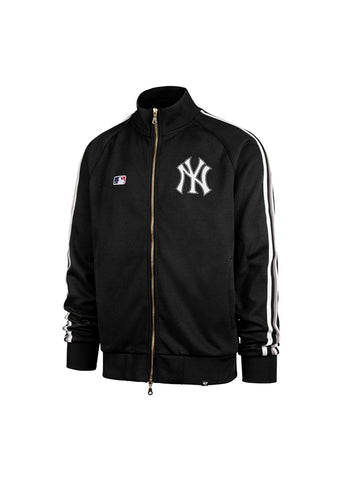 '47 Brand Felpa con zip da uomo Jetway New York Yankees nera