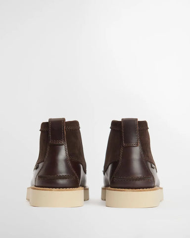 Barbour Stivaletti da uomo in pelle e camoscio Chukka Hadston