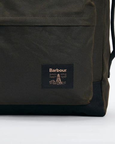 Barbour Zaino unisex  in tessuto cerato Field
