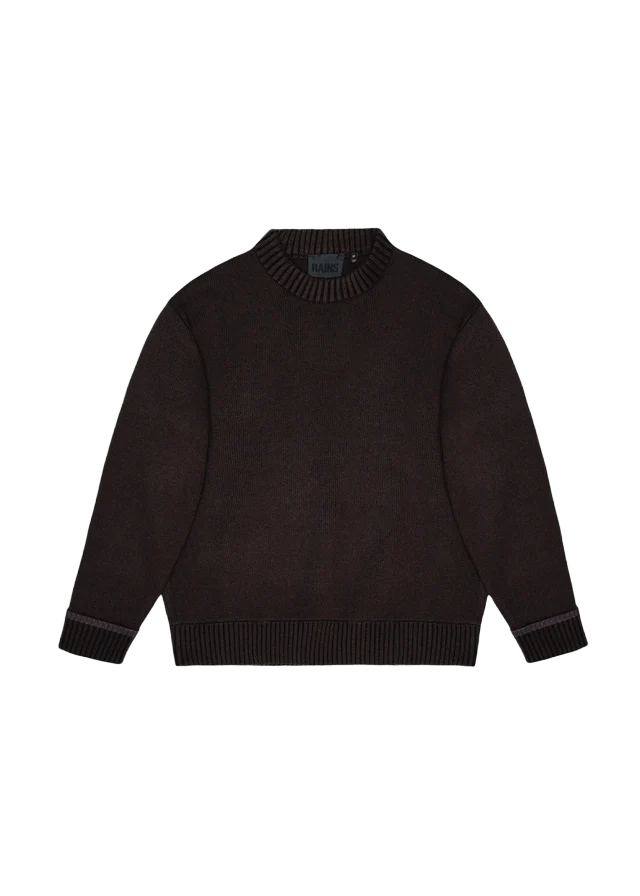 Rains Maglia girocollo da uomo Sowa marrone/nera