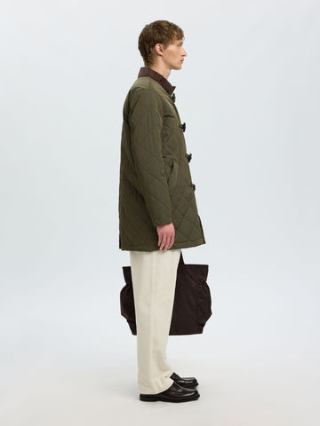 Selected Giacca da uomo Montgomery verde