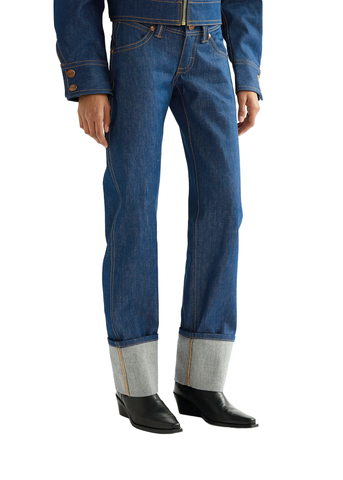 Wrangler Jeans da donna a Vita Bassa e Gamba Dritta Low Rise Cowboy
