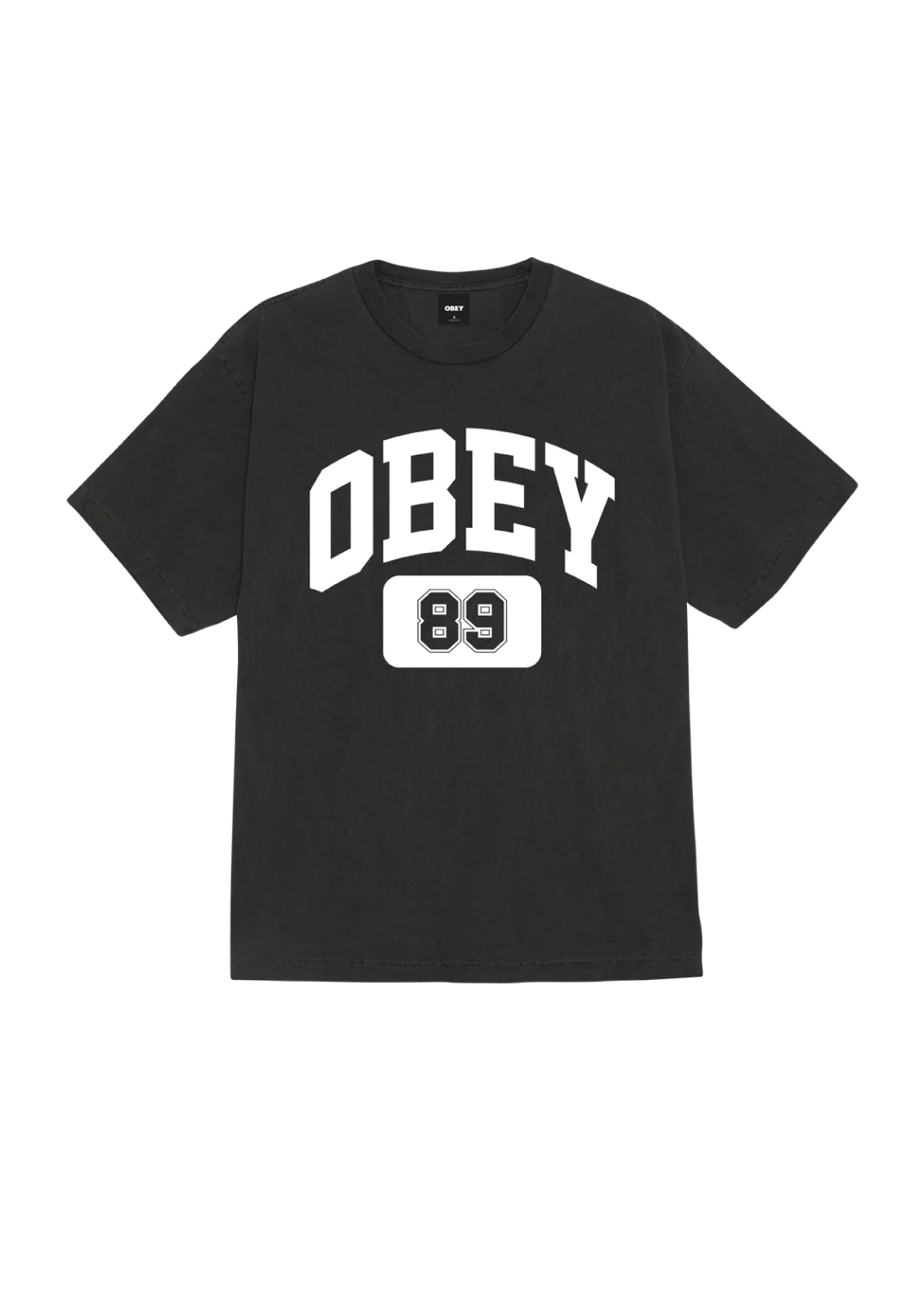 Obey T-Shirt da uomo manica ciorta Academy nera