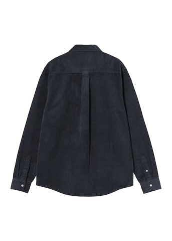 Carhartt Wip Camicia da uomo in velluto Madison blu