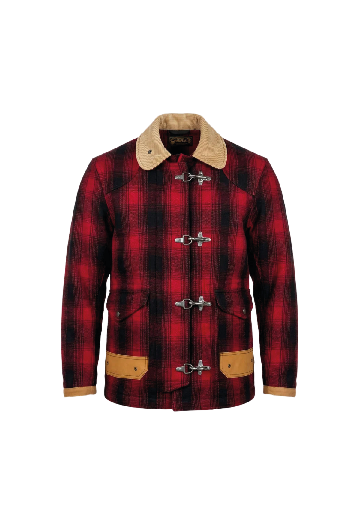 Chesapeak's Giacca da uomo in lana  Bedford red check
