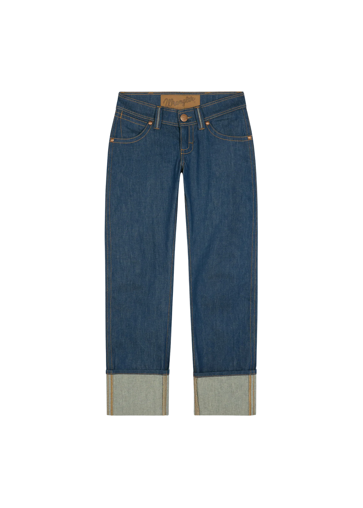 Wrangler Jeans da donna a Vita Bassa e Gamba Dritta Low Rise Cowboy