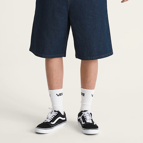 Vans Men's Lx Check 5 Baggy Denim Shorts