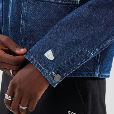 New Era Giacca da lavoro in jeans da uomo Worker