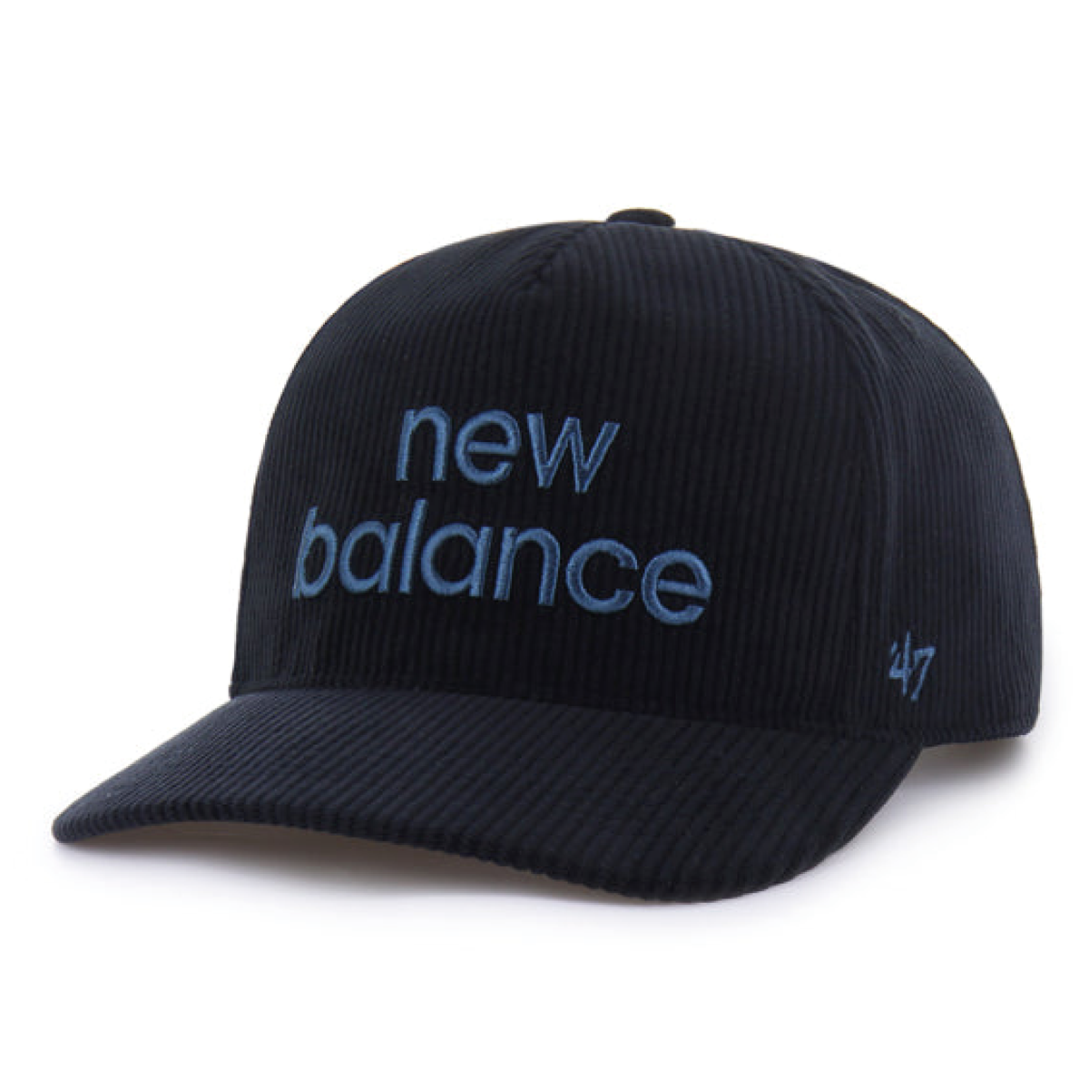 47 Brand Capellino in velluto Collabo New Balance Basic nero