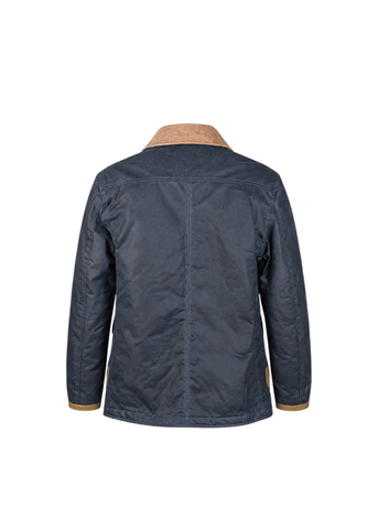 Chesapeak's Giacca da uomo in cotone cerato Fireman Bedford blu