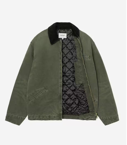 Carhartt WIP Giacca in canvas da uomo Og Detroit verde