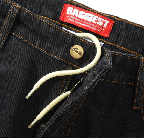 Buttergoods Jeans baggy da uomo Santosuosso nero