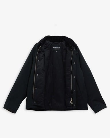 Barbour Giacca da uomo imbottita Transport nera