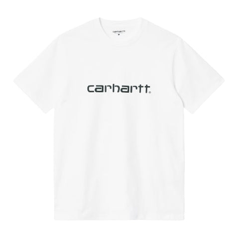 Carhartt Wip T-Shirt da uomo manica corta Script bianca