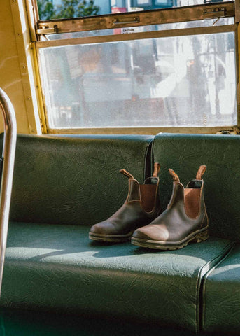 Blundstone Stivaletti da uomo in pelle 500 Originals marrone