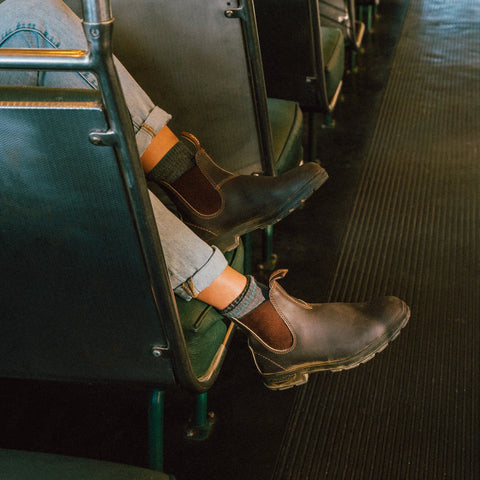 Blundstone Stivaletti da uomo in pelle 500 Originals marrone