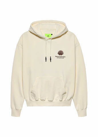 New Amsterdam Unisex Hoodie Logo Beige