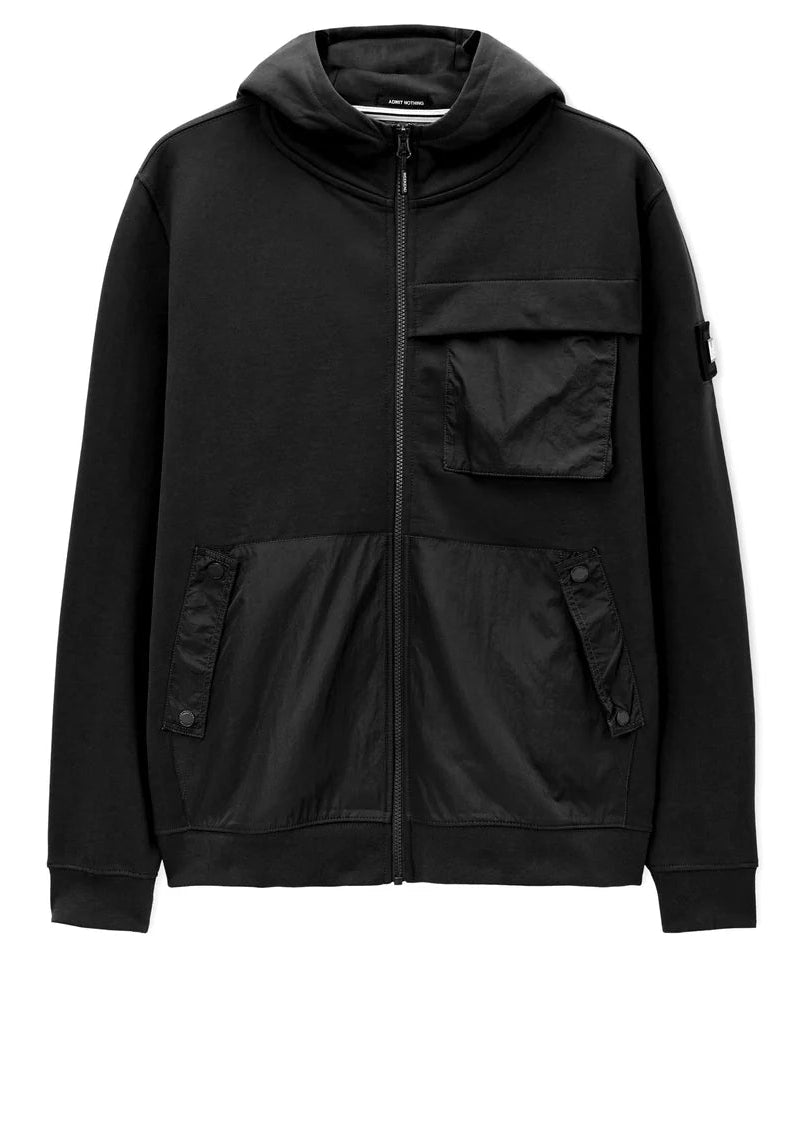 Weekend Offender Felpa con cappuccio da uomo Daponte nera