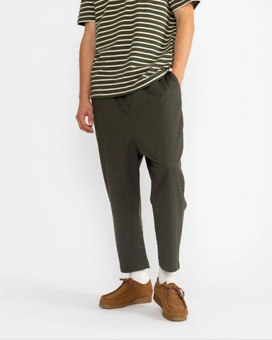 Revolution Pantalone da uomo Baggy Casual Verde