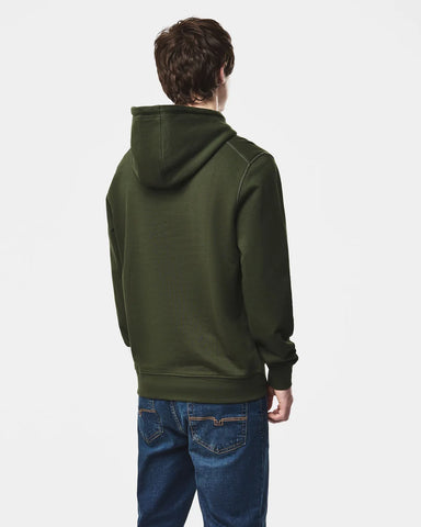 Weekend Offender Felpa da uomo con cappuccio Oulton verde