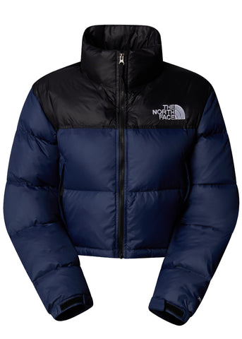 The North Face Giacca corta piumino da donna Nuptse Blu