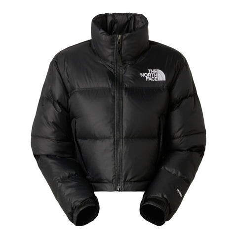 The North Face Giacca piumino corta da donna Nuptse nero