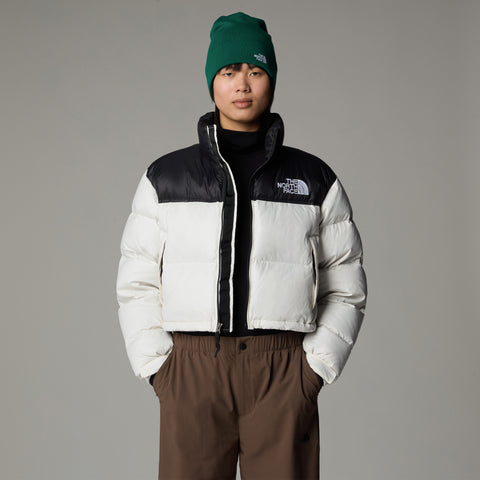 The North Face Nuptse Damen Kurze Daunenjacke Weiß