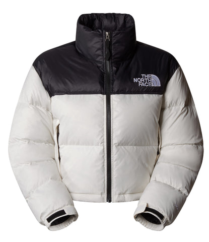 The North Face Nuptse Damen Kurze Daunenjacke Weiß