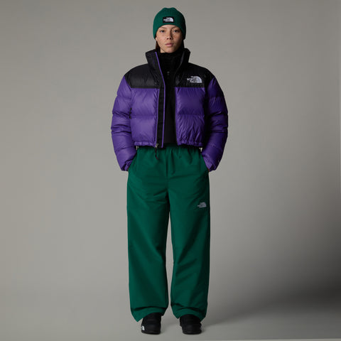 The North Face Women's Nuptse Short Down Jacket Purple