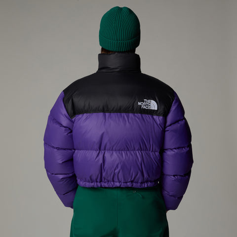 The North Face Women's Nuptse Short Down Jacket Purple