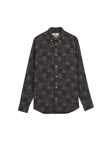 Barbour Camicia da uomo Sault Taloired tartan