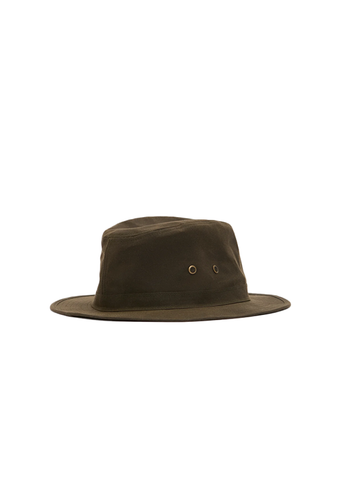 Barbour Cappello cerato da uomo Crayton verde