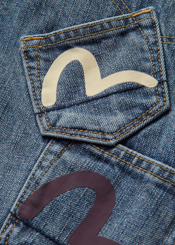 Evisu Jeans da uomo Multi-Pocket Patched Daicock