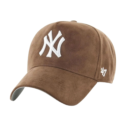 47 Brand Cappellino scamosciato MVP DT New York Yankees marrone