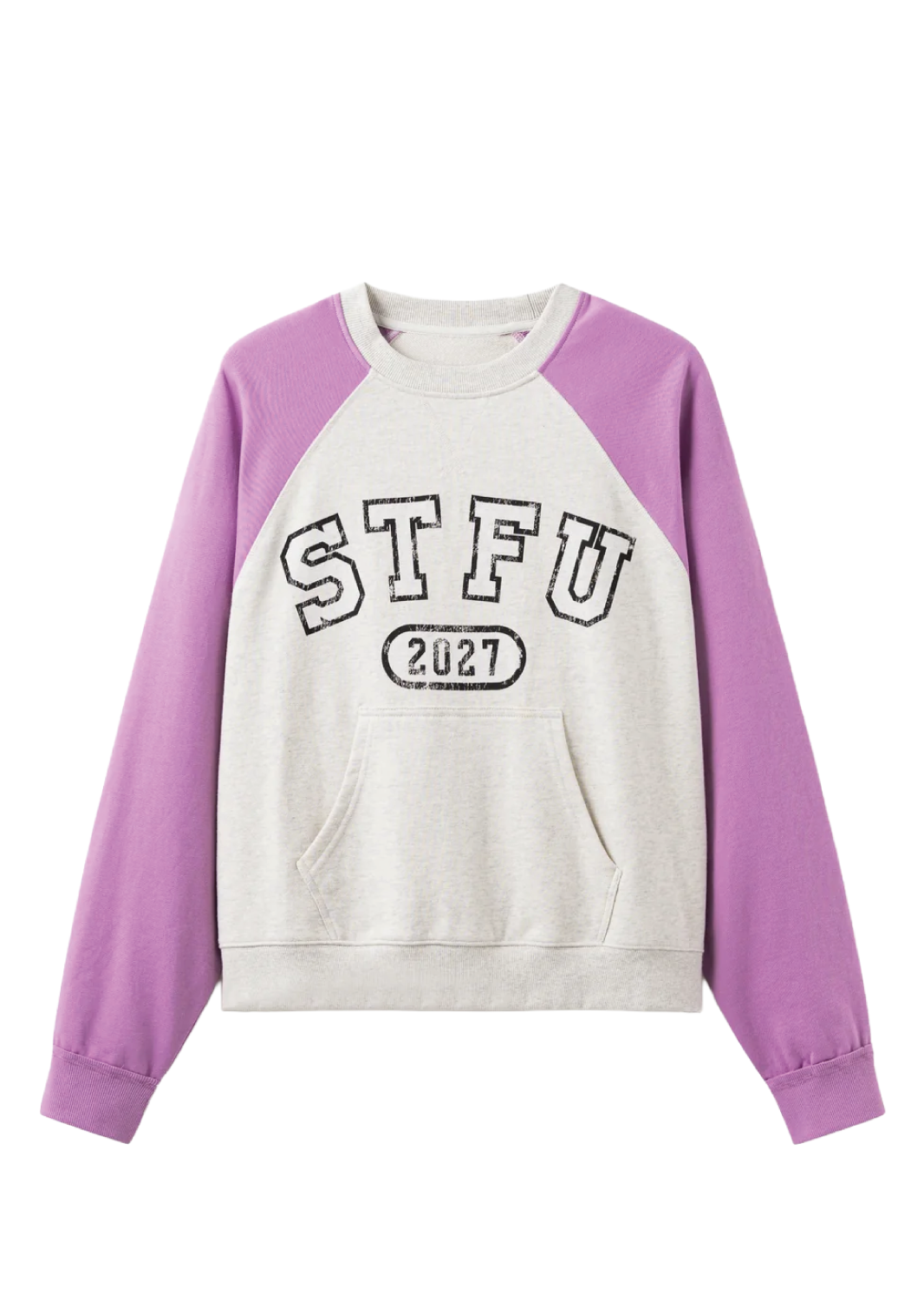 Ssstufff  Felpa da uomo girocollo Raglan Pocket