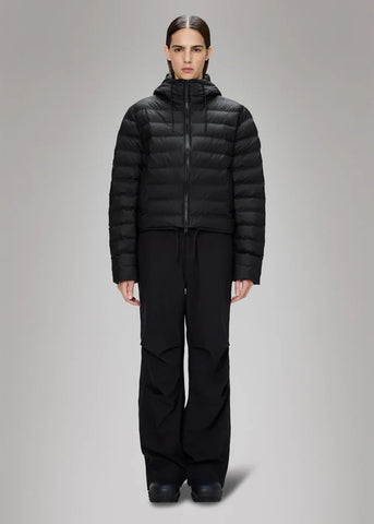 Rains Giacca piumino corto da donna Lohja Short nera