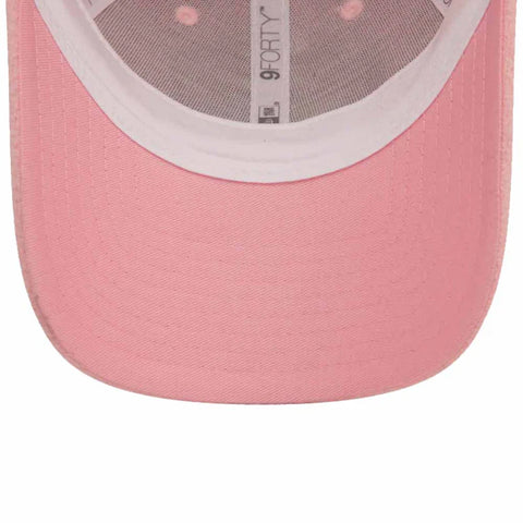 New Era Cappello da Donna con Pompon in Pelliccia Sintetica dei New York Yankees - MLB Chenille Bobble - Rosa New Era Cappello da Donna con Pompon in Pelliccia Sintetica dei New York Yankees - MLB Chenille Bobble - Rosa