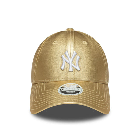 New Era Cappellino da donna New York Yankees MLB Metallic dorato