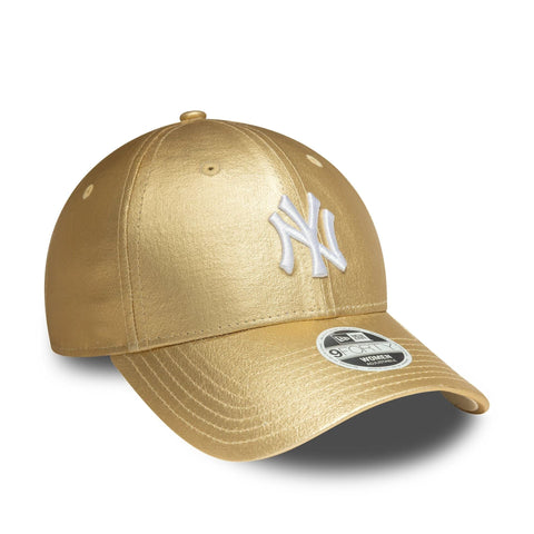 New Era Cappellino da donna New York Yankees MLB Metallic dorato