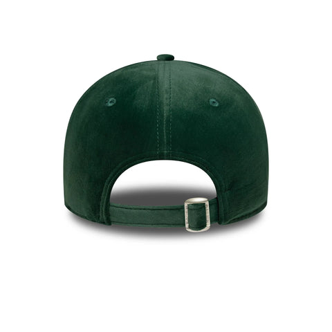 New Era Cappellino da donna in velluto New York Yankees verde