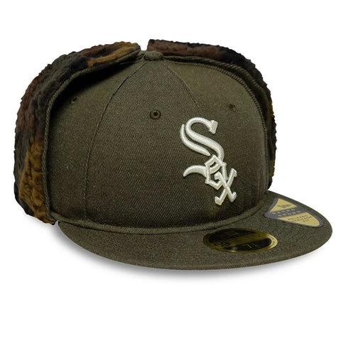 New Era Cappellino con para orecchie Chicago White Sox MLB verde