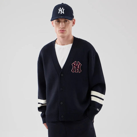 New Era Cardigan da uomo New York Yankees MLB blu 60897381