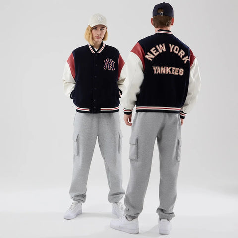 New Era Giacca Varsity unisex New York Yankees MLB blu