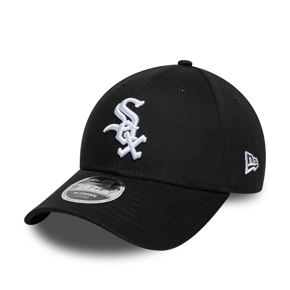 New Era Cappello unisex Chicago White Sox MLB Side Script nero