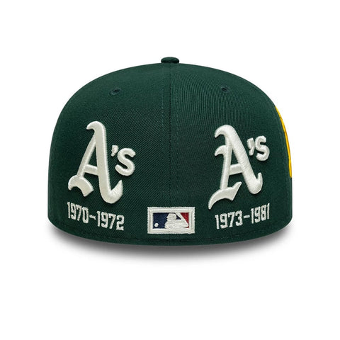 New Era Cappellino unisex Athletics MLB Historic verde