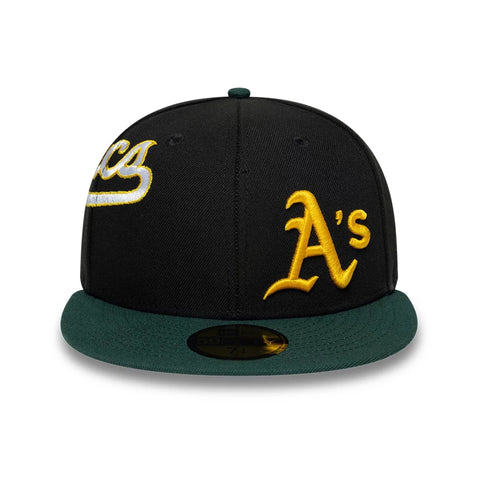 New Era Cappello unisex Athletics MLB Multi Logo Satin Lined