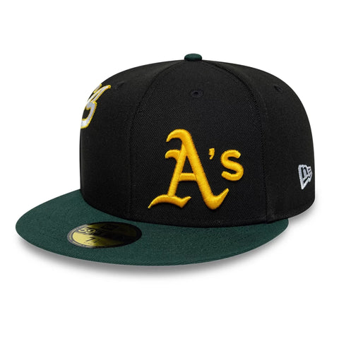 New Era Cappello unisex Athletics MLB Multi Logo Satin Lined